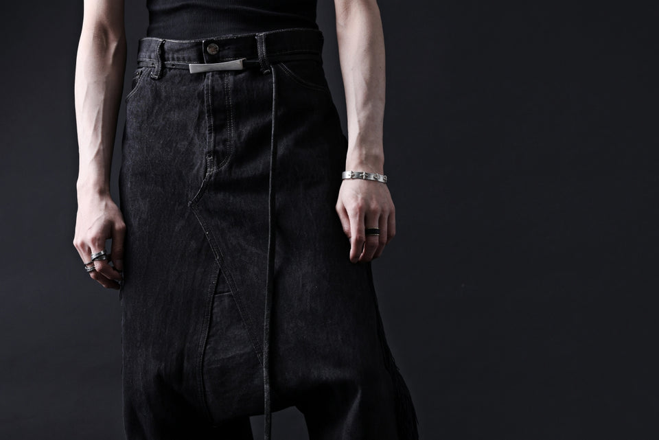 画像をギャラリービューアに読み込む, MASSIMO SABBADIN Re;BUILD "Levi's" DYEING LOWCLOTCH PANTS (black)