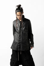 Load image into Gallery viewer, ISAMU KATAYAMA BACKLASH RELAXY LEATHER SHIRT-JACKET / ITALY SHOULDER 0.6mm