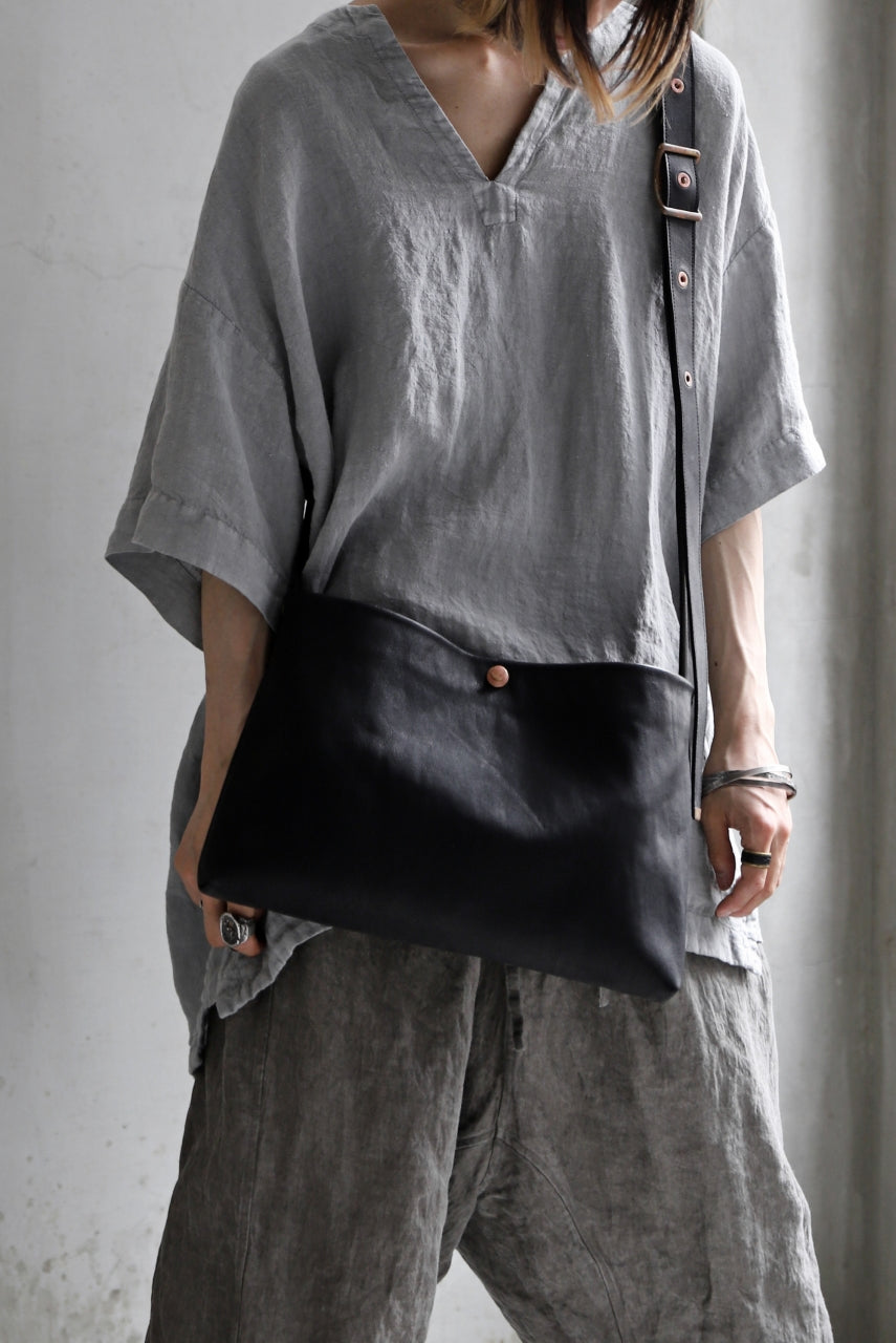 画像をギャラリービューアに読み込む, ierib exclusive practical-583 shoulder bag / Natural Camel (BLACK)