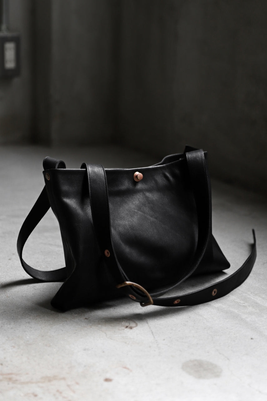 画像をギャラリービューアに読み込む, ierib exclusive practical-583 shoulder bag / Natural Camel (BLACK)