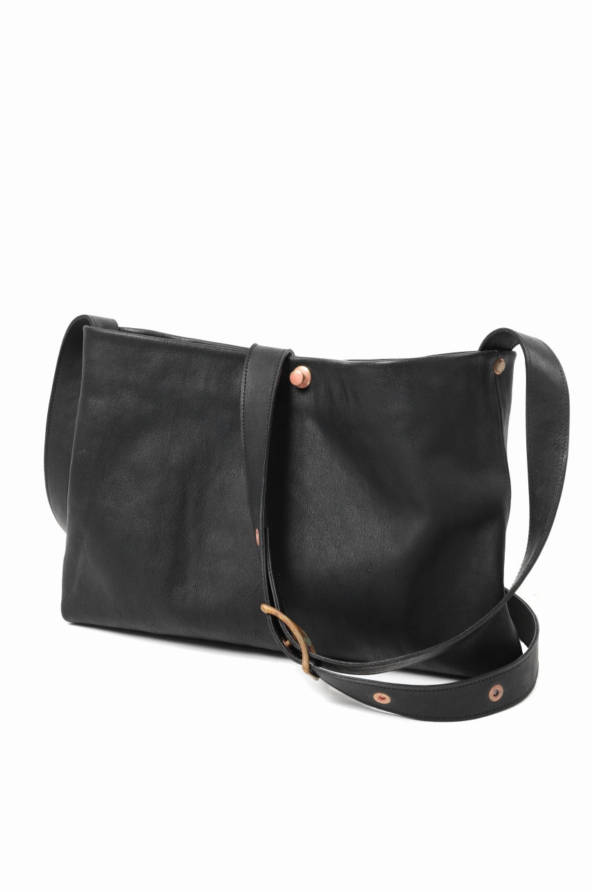 画像をギャラリービューアに読み込む, ierib exclusive practical-583 shoulder bag / Natural Camel (BLACK)