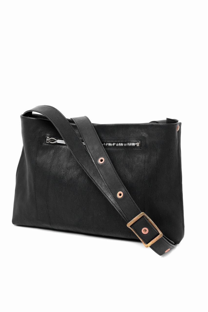 画像をギャラリービューアに読み込む, ierib exclusive practical-583 shoulder bag / Natural Camel (BLACK)