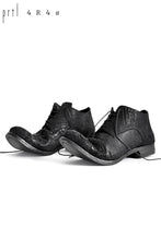 画像をギャラリービューアに読み込む, prtl x 4R4s exclusive Derby Shoes / CordovanSplit "No3-1M" (BLACK)