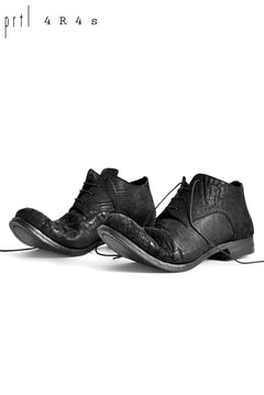 画像をギャラリービューアに読み込む, prtl x 4R4s exclusive Derby Shoes / CordovanSplit "No3-1M" (BLACK)