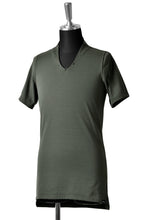 画像をギャラリービューアに読み込む, N/07 Neck Follow Jersey Tops / CORDURA® Fabric (KHAKI)