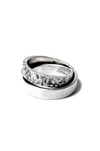 画像をギャラリービューアに読み込む, Holzpuppe Double banded Silver ring texture-1