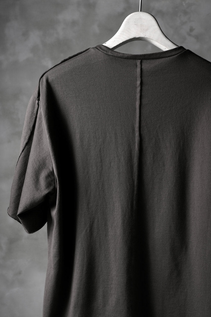 blackcrow short sleeve cutsewn / silky touch cotton (grey)