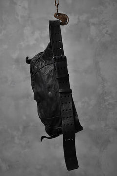 Load image into Gallery viewer, ISAMU KATAYAMA BACKLASH "DoubleShoulder" MIL-BAG (BLACK)