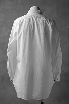 画像をギャラリービューアに読み込む, KLASICA SABRON BUTTON FRY SHIRT / TYPE-WRITER CLOTH (WHITE)