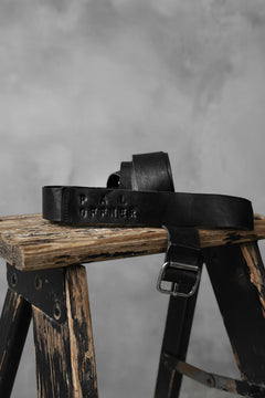 Load image into Gallery viewer, PAL OFFNER EASY LONG BELT / CALF LEATHER (BLACK)