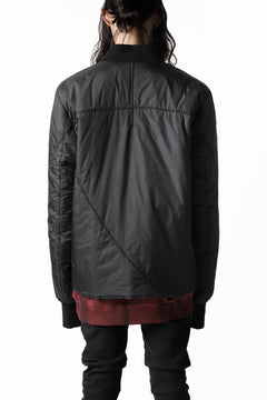 画像をギャラリービューアに読み込む, thomkrom MA-1 PADDED BLOUSON / P.A OVERLOCKED (BLACK)