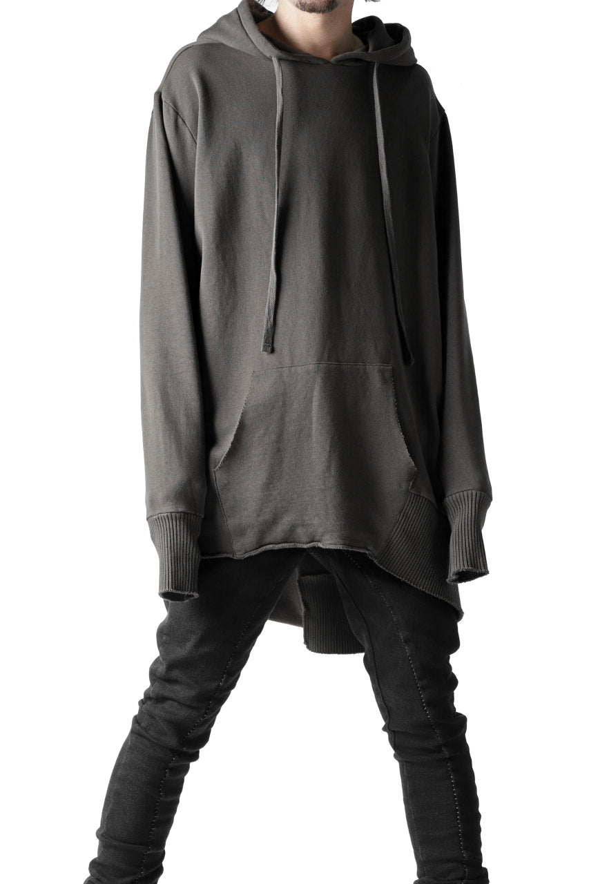 画像をギャラリービューアに読み込む, thomkrom BRUSHED BACK LONG HOODIE / FRENCH-TERRY (TAUPE)