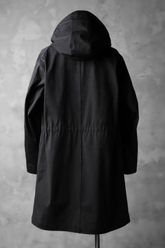 画像をギャラリービューアに読み込む, COLINA M-1948 HOOD PARKA COAT / HIGH DENSITY MILICLOTH (BLACK)