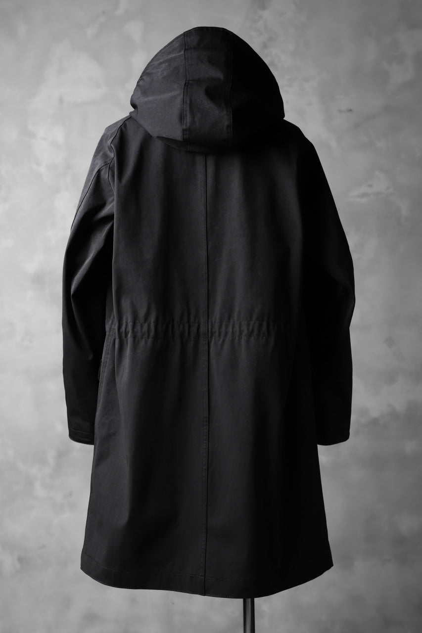 画像をギャラリービューアに読み込む, COLINA M-1948 HOOD PARKA COAT / HIGH DENSITY MILICLOTH (BLACK)