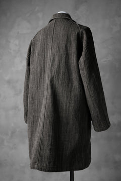 画像をギャラリービューアに読み込む, COLINA BALMACAAN COAT / SASHIKO ZAKURO DYED (ZAKURO)