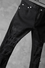 Load image into Gallery viewer, ISAMU KATAYAMA BACKLASH HIGH POWER STRETCH SKINNY PANTS (REPAIRED DEERSKIN)