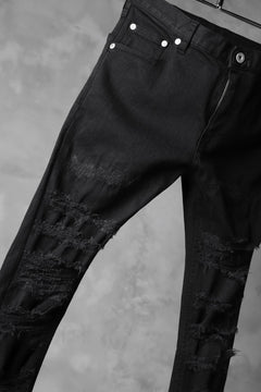 Load image into Gallery viewer, ISAMU KATAYAMA BACKLASH HIGH POWER STRETCH SKINNY PANTS (REPAIRED DEERSKIN)