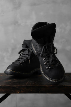 画像をギャラリービューアに読み込む, A DICIANNOVEVENTITRE A1923 Norwegian Laced Boots SH2 / Cavallo Oilo (NERO)