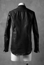 Load image into Gallery viewer, ISAMU KATAYAMA BACKLASH exclusive LEATHER SHIRT / ITALY SHOULDER 0.6mm (BLACK)