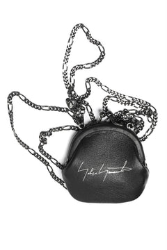 画像をギャラリービューアに読み込む, Yohji Yamamoto DISCORD COIN WALLET NECKLACE (BLACK)