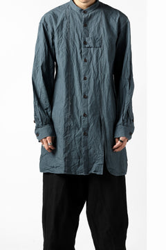 画像をギャラリービューアに読み込む, YUTA MATSUOKA semi long shirts / triple wash typewriter (light blue)
