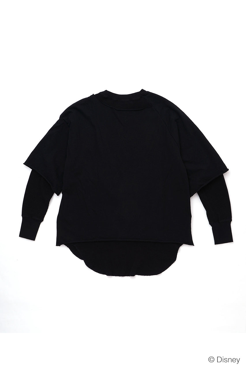 画像をギャラリービューアに読み込む, FACETASM × DISNEY Collaboration MICKEY DOCKING LAYER TOPS (BLACK)