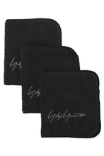 画像をギャラリービューアに読み込む, Yohji Yamamoto Maison Hand Towel (*Set of 3 Pieces) / IKEUCHI ORGANIC (BLACK)