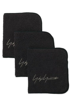画像をギャラリービューアに読み込む, Yohji Yamamoto Maison Hand Towel (*Set of 3 Pieces) / IKEUCHI ORGANIC (BLACK)