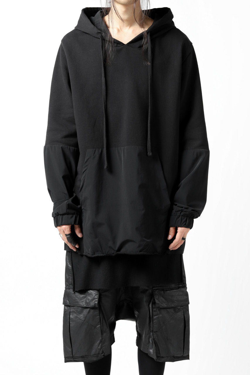 画像をギャラリービューアに読み込む, thomkrom SWITCH PULLOVER HOODIE (BLACK)