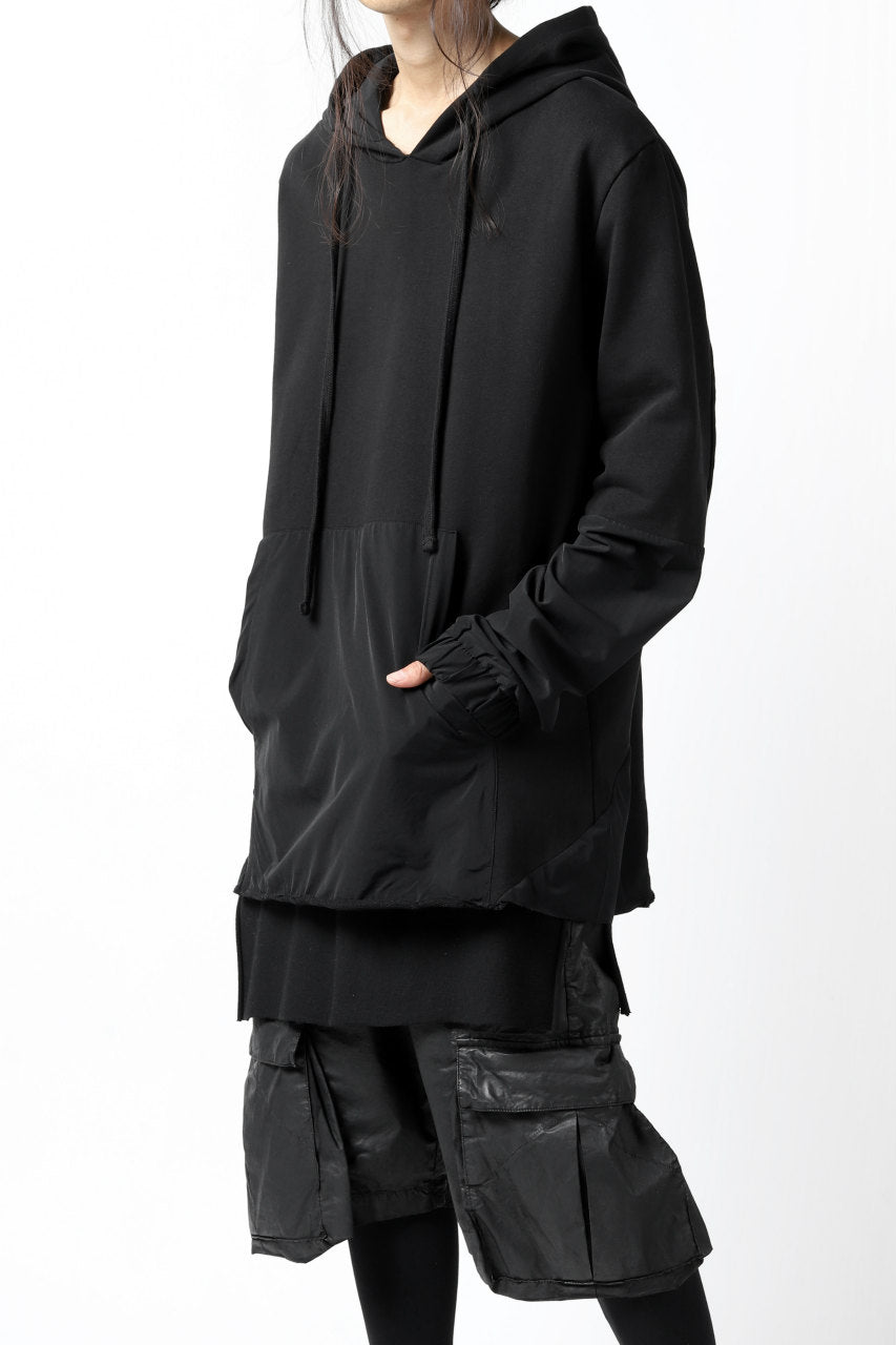 画像をギャラリービューアに読み込む, thomkrom SWITCH PULLOVER HOODIE (BLACK)