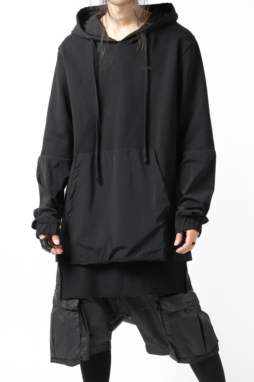 画像をギャラリービューアに読み込む, thomkrom SWITCH PULLOVER HOODIE (BLACK)