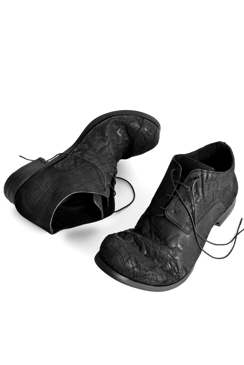 画像をギャラリービューアに読み込む, prtl x 4R4s exclusive Derby Shoes / CordovanSplit "No3-1M" (BLACK)