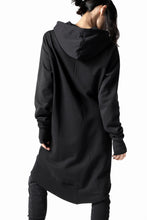 画像をギャラリービューアに読み込む, thomkrom BRUSHED BACK LONG HOODIE / FRENCH-TERRY (BLACK)