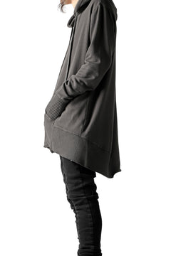 画像をギャラリービューアに読み込む, thomkrom BRUSHED BACK LONG HOODIE / FRENCH-TERRY (TAUPE)