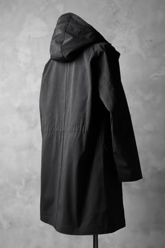 画像をギャラリービューアに読み込む, COLINA M-1948 HOOD PARKA COAT / HIGH DENSITY MILICLOTH (BLACK)