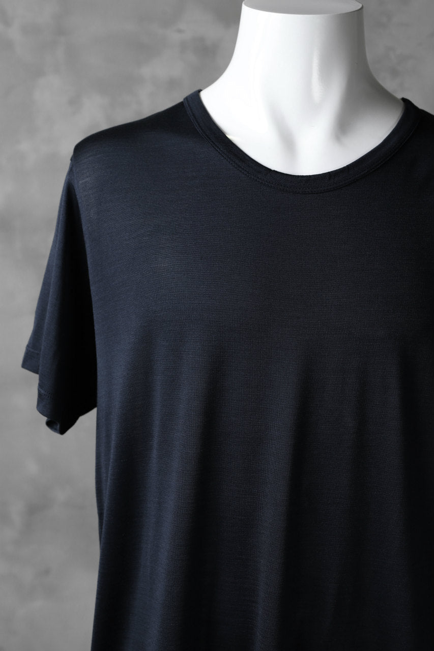 画像をギャラリービューアに読み込む, COLINA WASHABLE SILK TEE (NAVY)