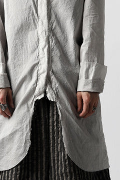 画像をギャラリービューアに読み込む, un-namable exclusive Lazarus Shirt / Silky Cotton Stripe (NATURAL)