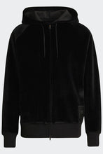 画像をギャラリービューアに読み込む, Y-3 Yohji Yamamoto FULL ZIP SQUARE HOODIE PARKA / VELVET SPACER (BLACK)