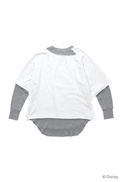 画像をギャラリービューアに読み込む, FACETASM × DISNEY Collaboration MICKEY DOCKING LAYER TOPS (WHITE)
