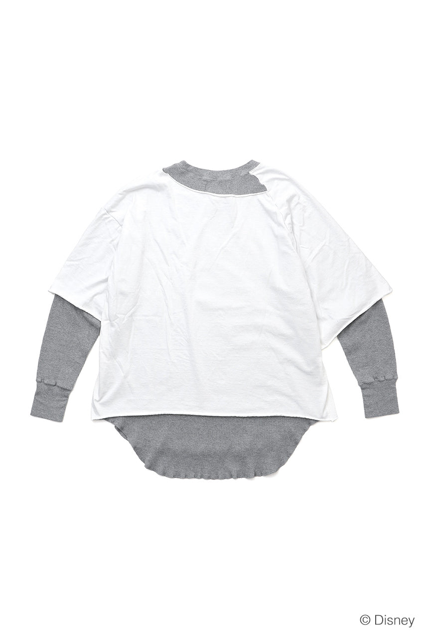 画像をギャラリービューアに読み込む, FACETASM × DISNEY Collaboration MICKEY DOCKING LAYER TOPS (WHITE)