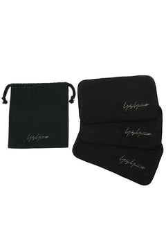 画像をギャラリービューアに読み込む, Yohji Yamamoto Maison Hand Towel (*Set of 3 Pieces) / IKEUCHI ORGANIC (BLACK)