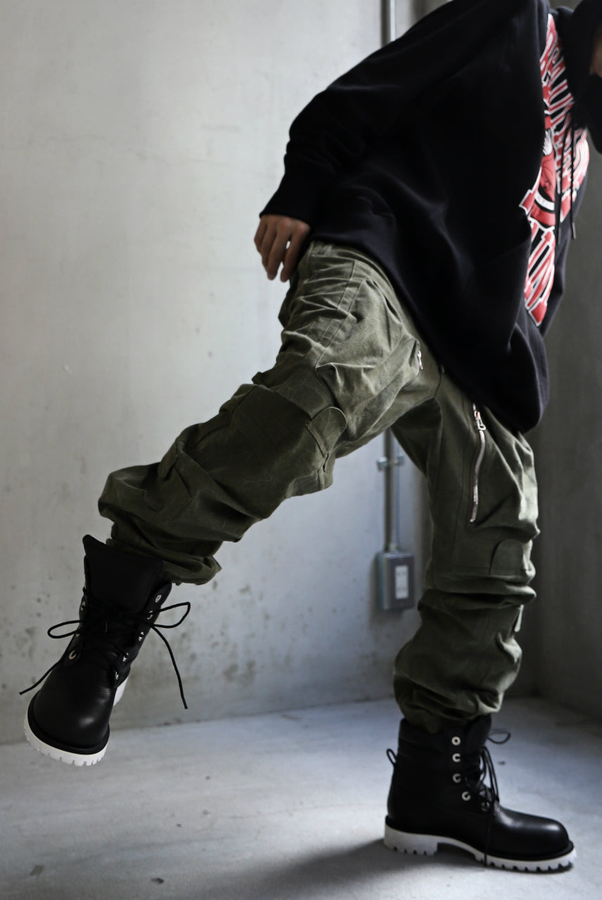 画像をギャラリービューアに読み込む, READYMADE CARGO PANTS (KHAKI GREEN #C)