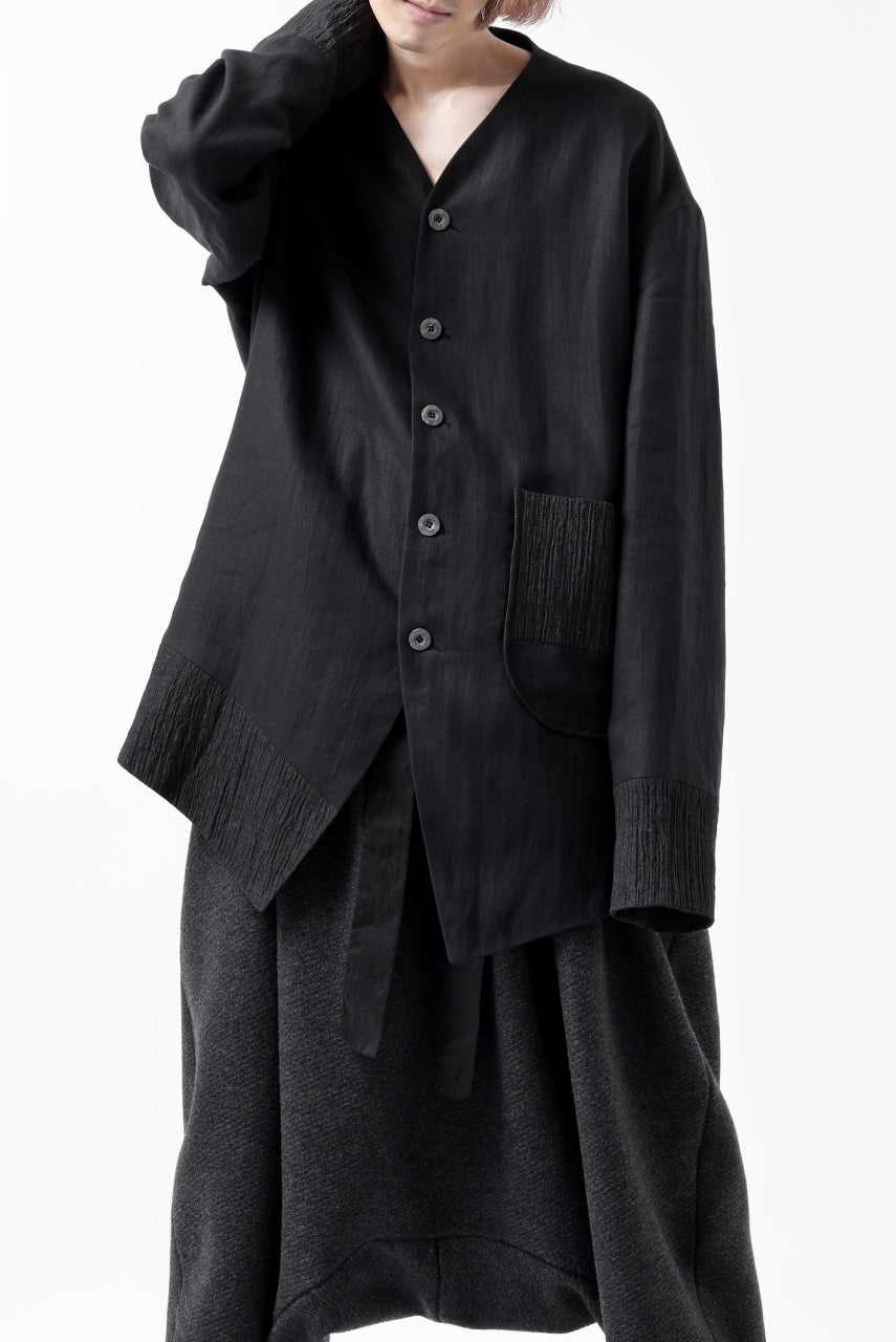 画像をギャラリービューアに読み込む, SOSNOVSKA STRUCTUAL INTERCALATION BLAZER (BLACK)