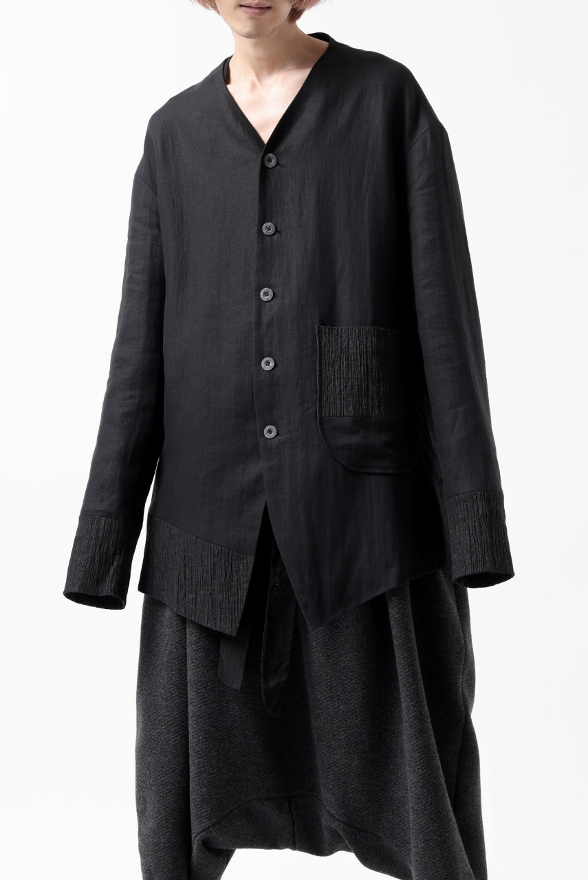 画像をギャラリービューアに読み込む, SOSNOVSKA STRUCTUAL INTERCALATION BLAZER (BLACK)