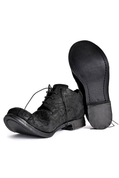 画像をギャラリービューアに読み込む, prtl x 4R4s exclusive Derby Shoes / CordovanSplit "No3-1M" (BLACK)