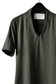 画像をギャラリービューアに読み込む, N/07 Neck Follow Jersey Tops / CORDURA® Fabric (KHAKI)