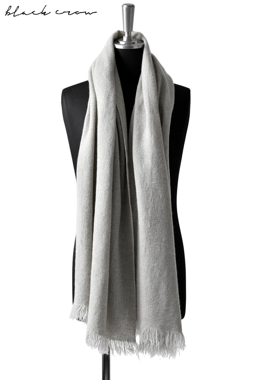 Load image into Gallery viewer, blackcrow stole mi/wo/ny woven (IVORY)