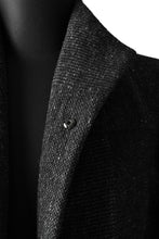 Load image into Gallery viewer, blackcrow standcollar tailorcoat (wool dark check)