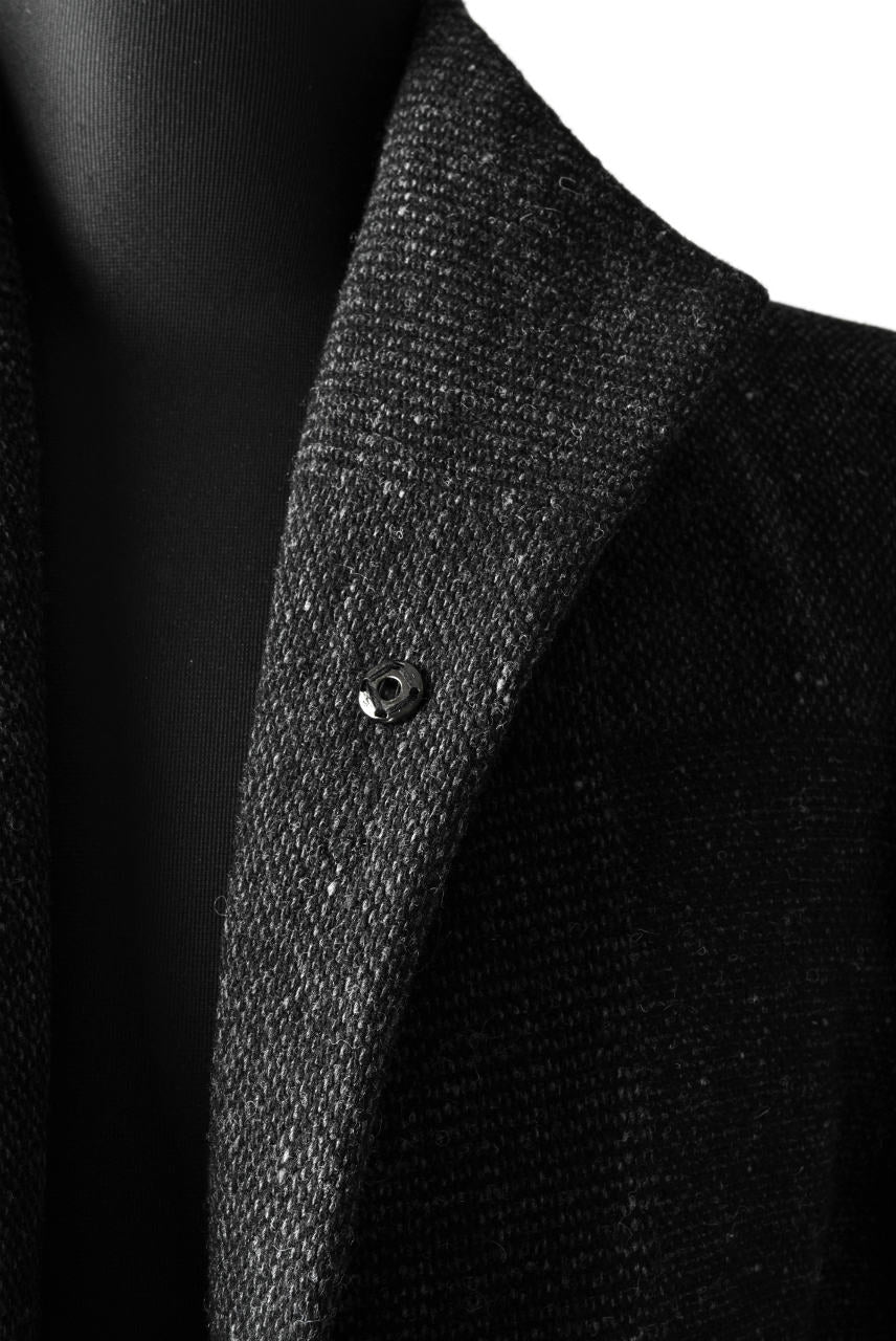 Load image into Gallery viewer, blackcrow standcollar tailorcoat (wool dark check)