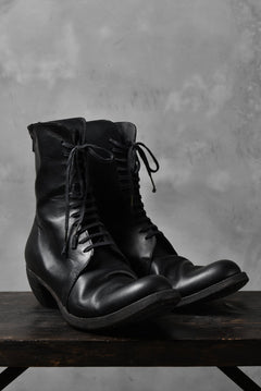 画像をギャラリービューアに読み込む, EVARIST BERTRAN EB5T Laced Back Zip Boots with Up Heel (BLACK)
